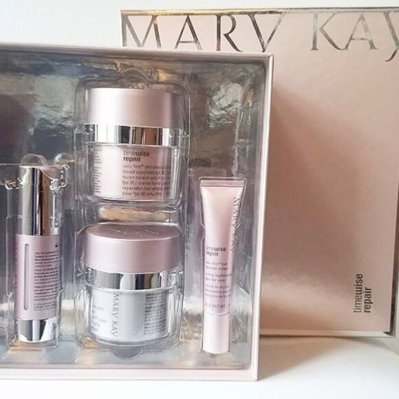 NEW STOCK 05/25 Mary Kay Timewise Repair Volu-Firm Skincare Set Advanced Aging - Picture 2 of 7